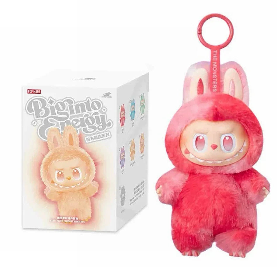 Labubu Keychain Collection - Authentic 15cm Plush Pendant | Big Into Energy Series