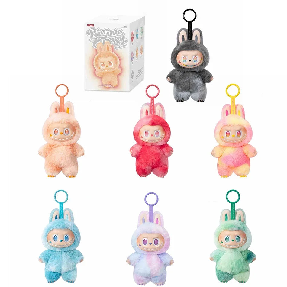 Labubu Keychain Collection - Authentic 15cm Plush Pendant | Big Into Energy Series