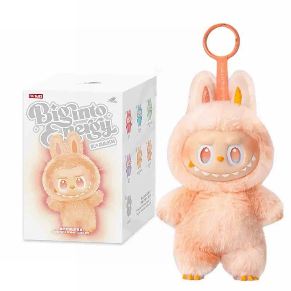 Labubu Keychain Collection - Authentic 15cm Plush Pendant | Big Into Energy Series